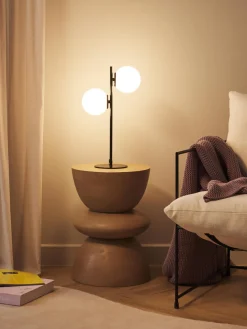 Lámpara de mesa de vidrio opalino Atlanta