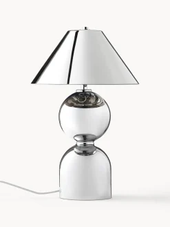 Lámpara de mesa de vidrio espejado Danielle