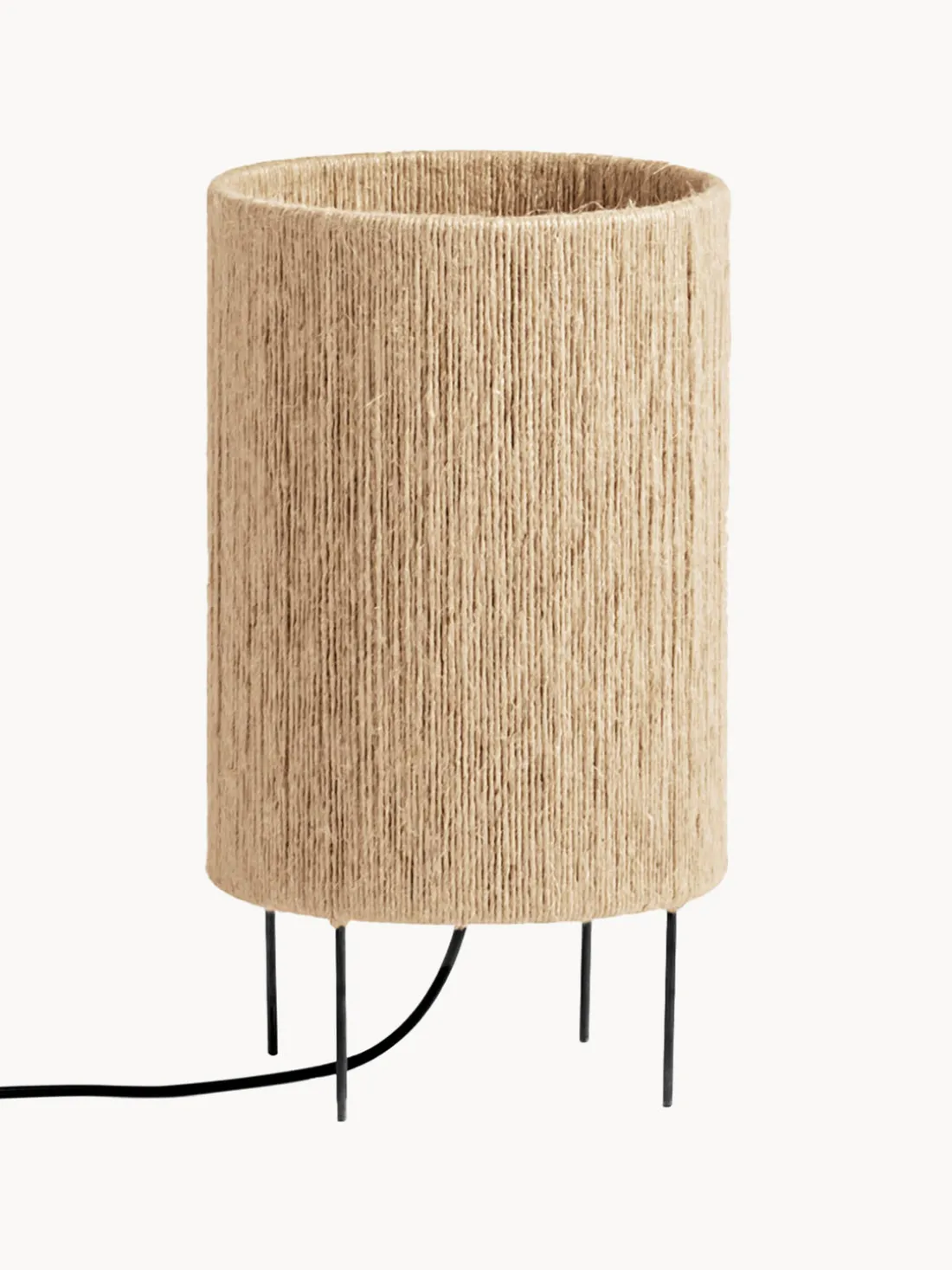 Lámpara de mesa de yute RO