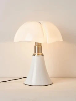 Lámpara de mesa grande LED regulable Pipistrello, altura ajustable