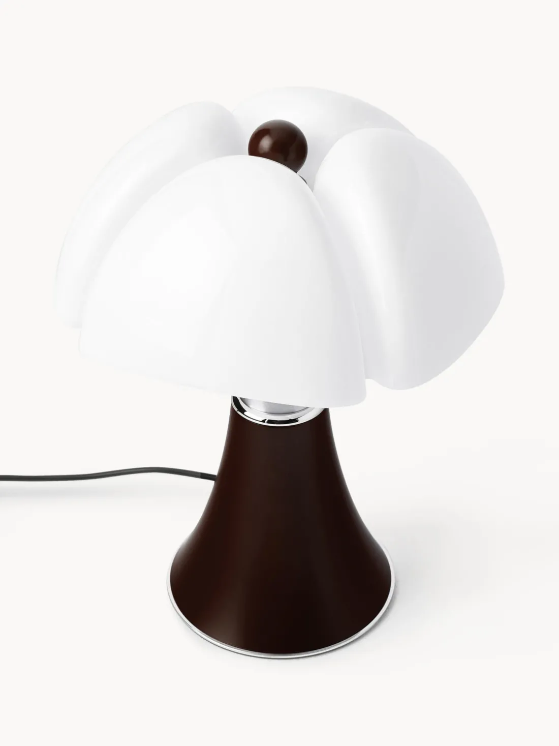 Lámpara de mesa grande LED regulable Pipistrello, altura ajustable