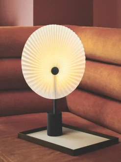 Lámpara de mesa grande LED regulable Liris, portátil