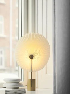 Lámpara de mesa grande LED regulable Liris, portátil