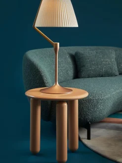 Lámpara de mesa grande LED regulable Angelo Stone