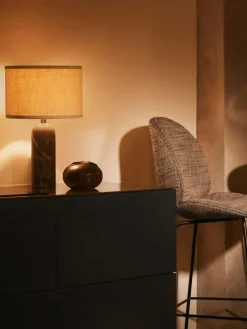 Lámpara de mesa grande regulable con base de mármol Gravity, tamaños diferentes