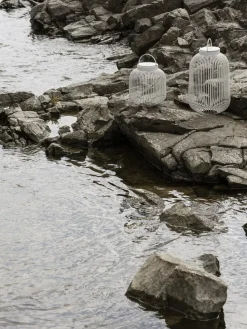 Lámpara de mesa LED para exterior Lito, 49 cm