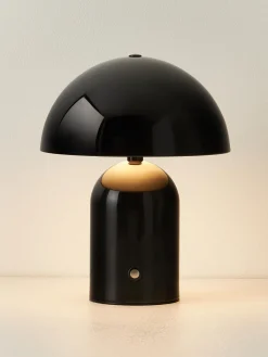 Lámpara de mesa LED pequeña regulable Walter, portátil