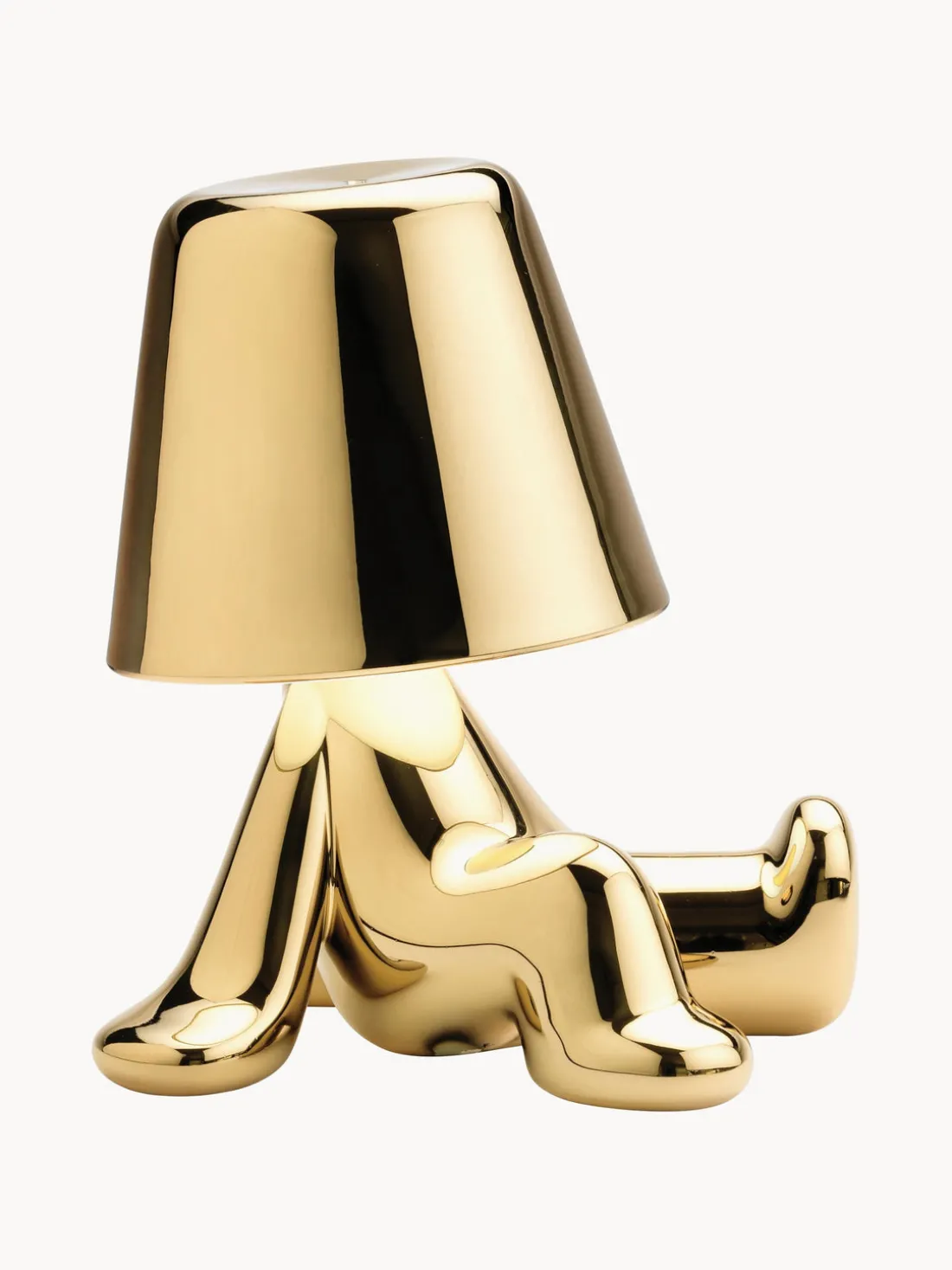 Lámpara de mesa LED pequeña regulable Golden Brothers Bob