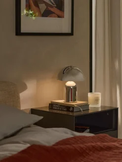 Lámpara de mesa LED pequeña regulable Walter, portátil