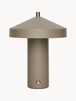 Lámpara de mesa LED pequeña regulable Hatto, portátil