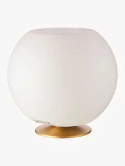 Lámpara de mesa LED regulable Sphere, con altavoz Bluetooth y enfriador de botellas