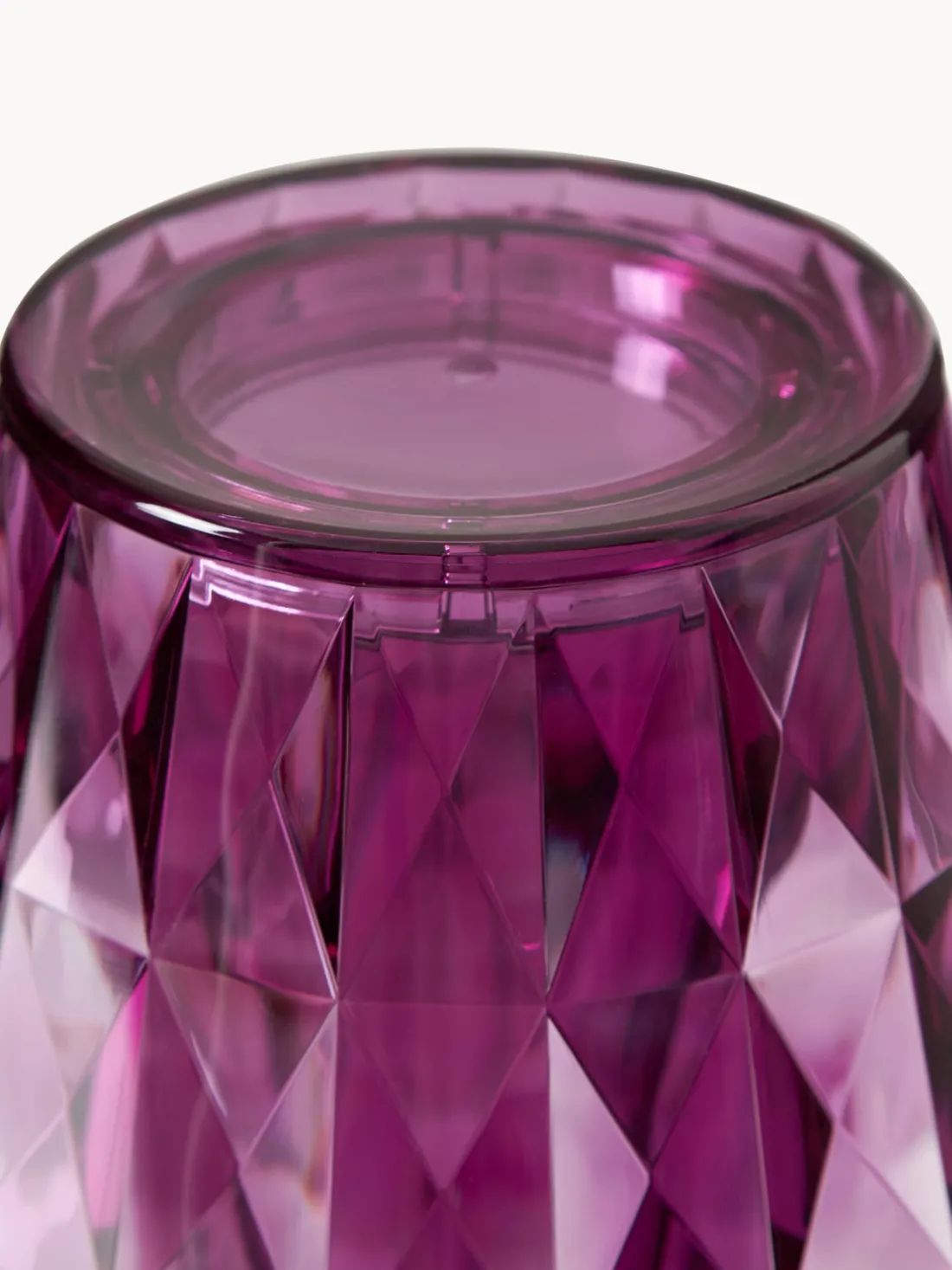 Lámpara de mesa LED regulable Big Battery, Al 37 cm