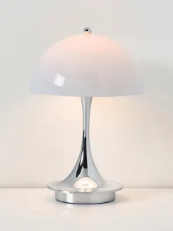 Lámpara de mesa LED regulable Panthella 160, diseño Verner Panton