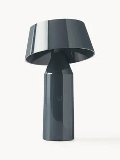 Lámpara de mesa LED regulable con pantalla ajustable Bicoca, pórtatil