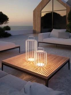 Lámpara de mesa LED regulable para exterior Bangkok, portátil