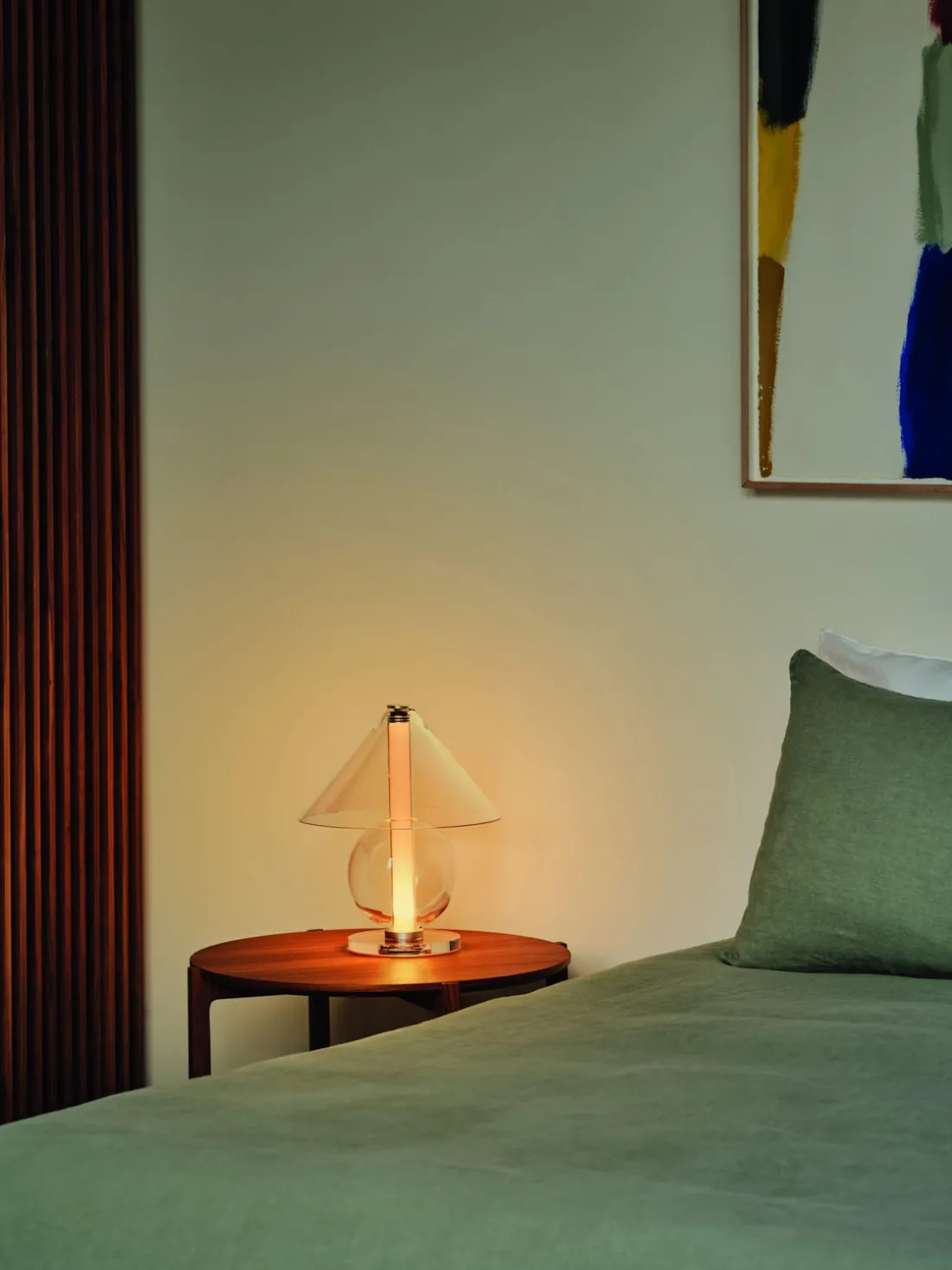 Lámpara de mesa LED soplada regulable Fragile