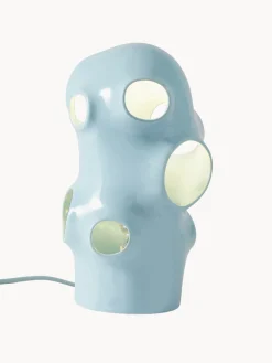 Lámpara de mesa pequeña artesanal Bull