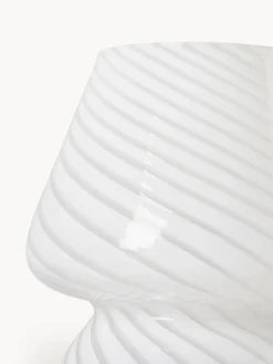 Lámpara de mesa pequeña de vidrio opalino Lareina