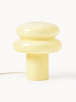 Lámpara de mesa pequeña de vidrio opalino Baya