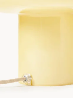 Lámpara de mesa pequeña de vidrio opalino Baya