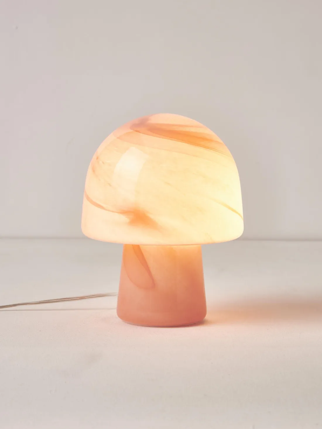 Lámpara de mesa pequeña efecto mármol Talia