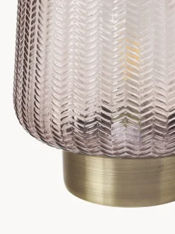 Lámpara de mesa pequeña LED Pretty Glamour, con temporizador, portátil