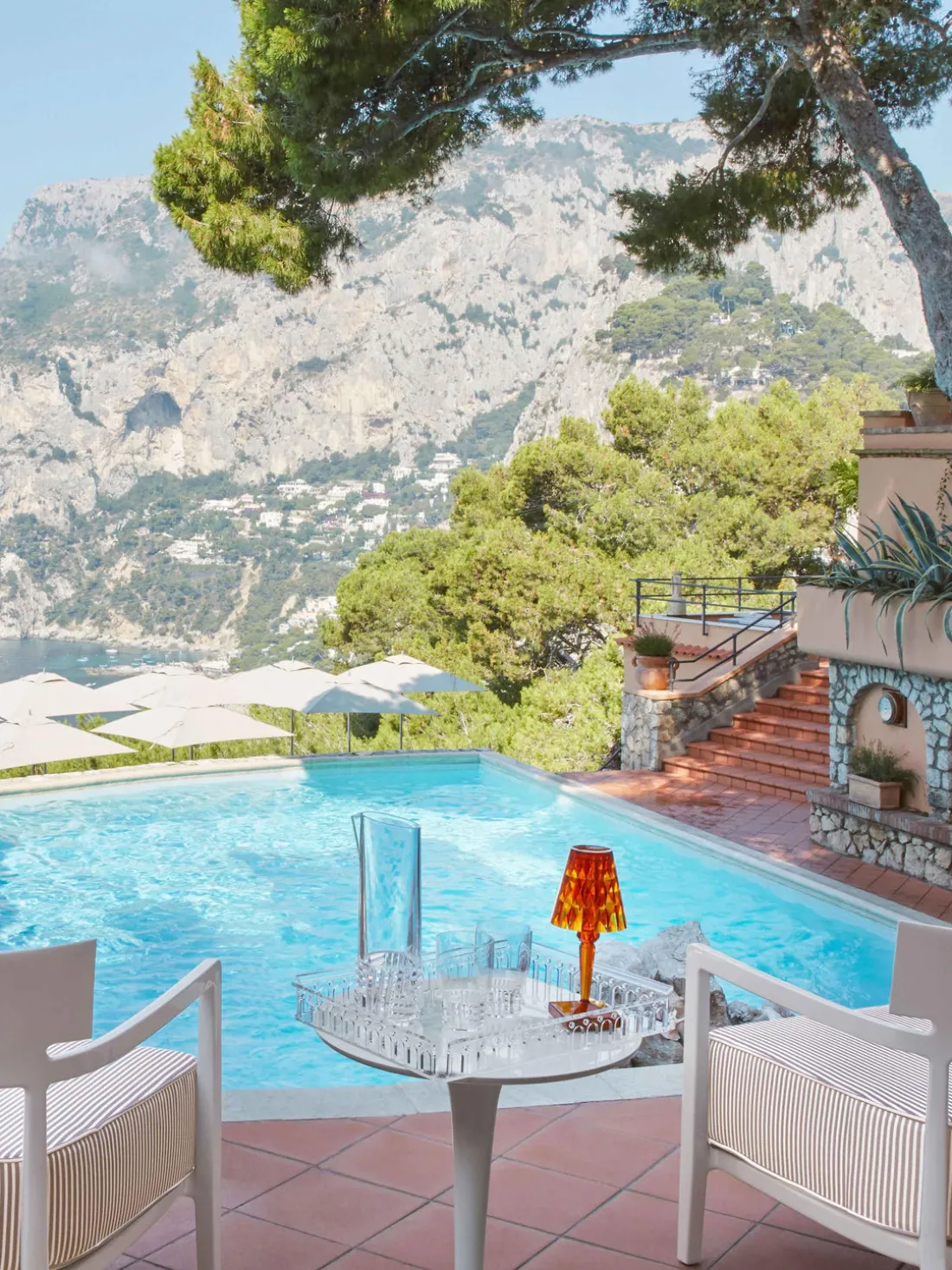 Lámpara de mesa pequeña LED Battery, 26 cm