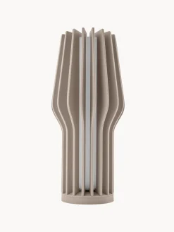 Lámpara de mesa pequeña LED regulable Radiant, portátil