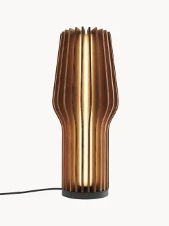 Lámpara de mesa pequeña LED regulable Radiant, portátil