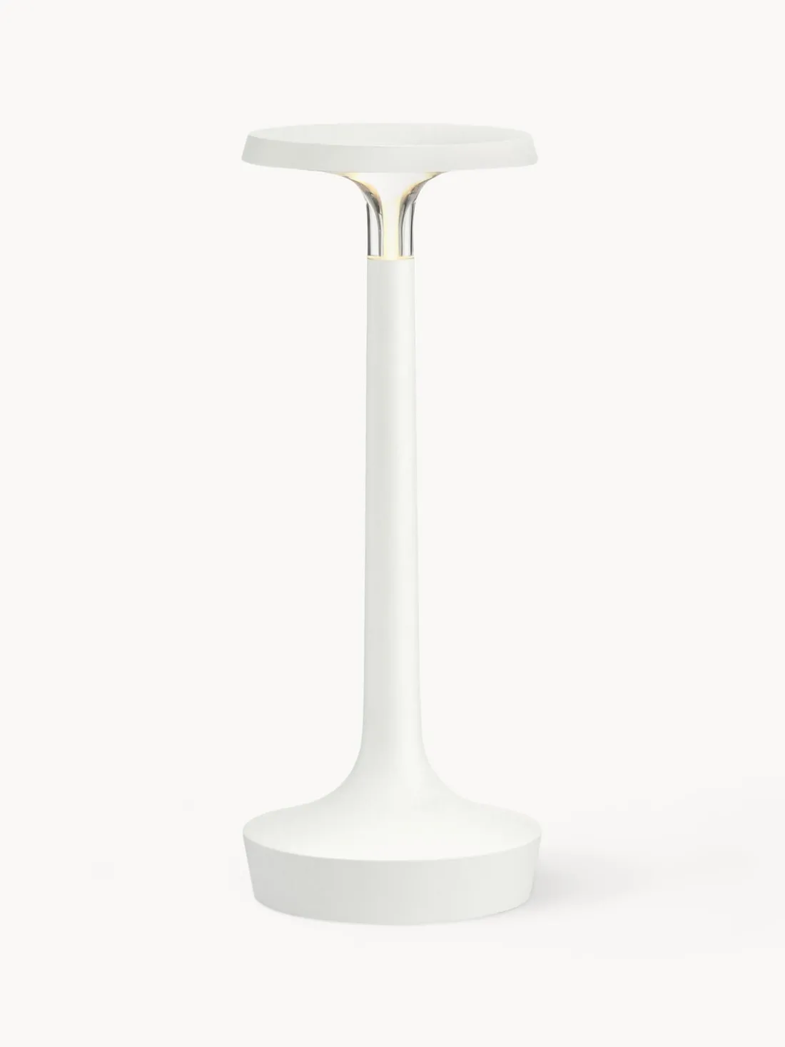 Lámpara de mesa pequeña LED regulable Bonjour, portátil