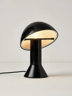 Lámpara de mesa pequeña orientable Elmetto