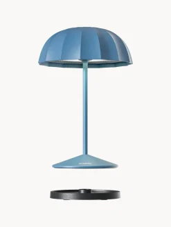 Lámpara de mesa pequeña para exterior LED regulable Ombrellino, portátil