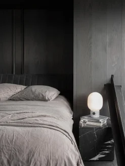 Lámpara de mesa pequeña regulable JWDA, 32 cm