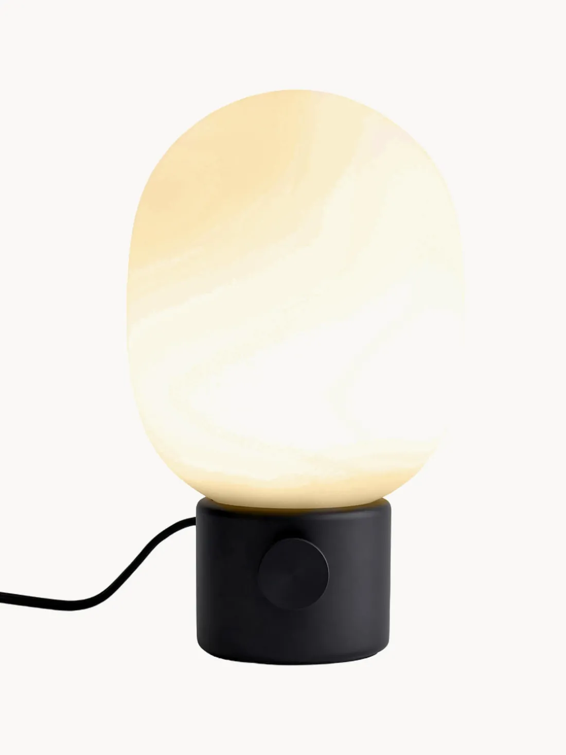 Lámpara de mesa pequeña regulable JWDA, 29 cm