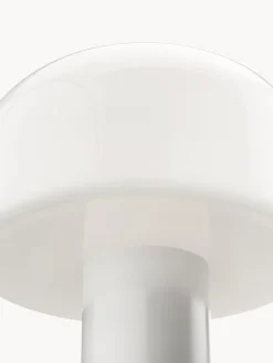 Lámpara de mesa regulable de cristal opalino Bellhop