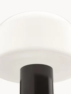 Lámpara de mesa regulable de cristal opalino Bellhop