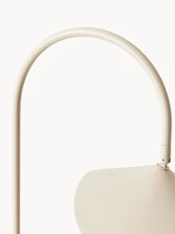 Lámpara de pie ajustable con base de travertino Arum