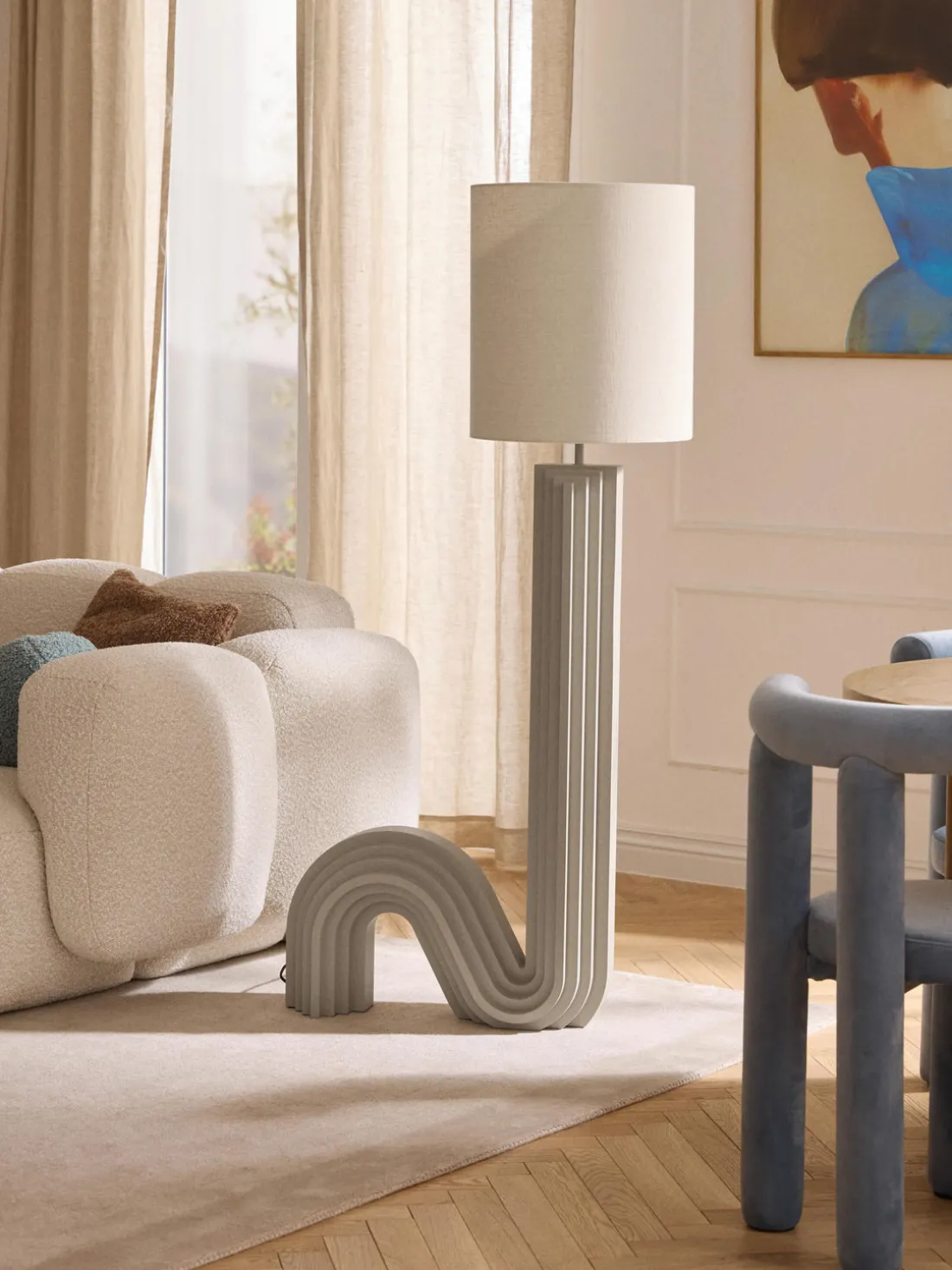 Lámpara de pie de diseño Luomo