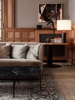 Lámpara de pie grande regulable con base de mármol Gravity, tamaños diferentes