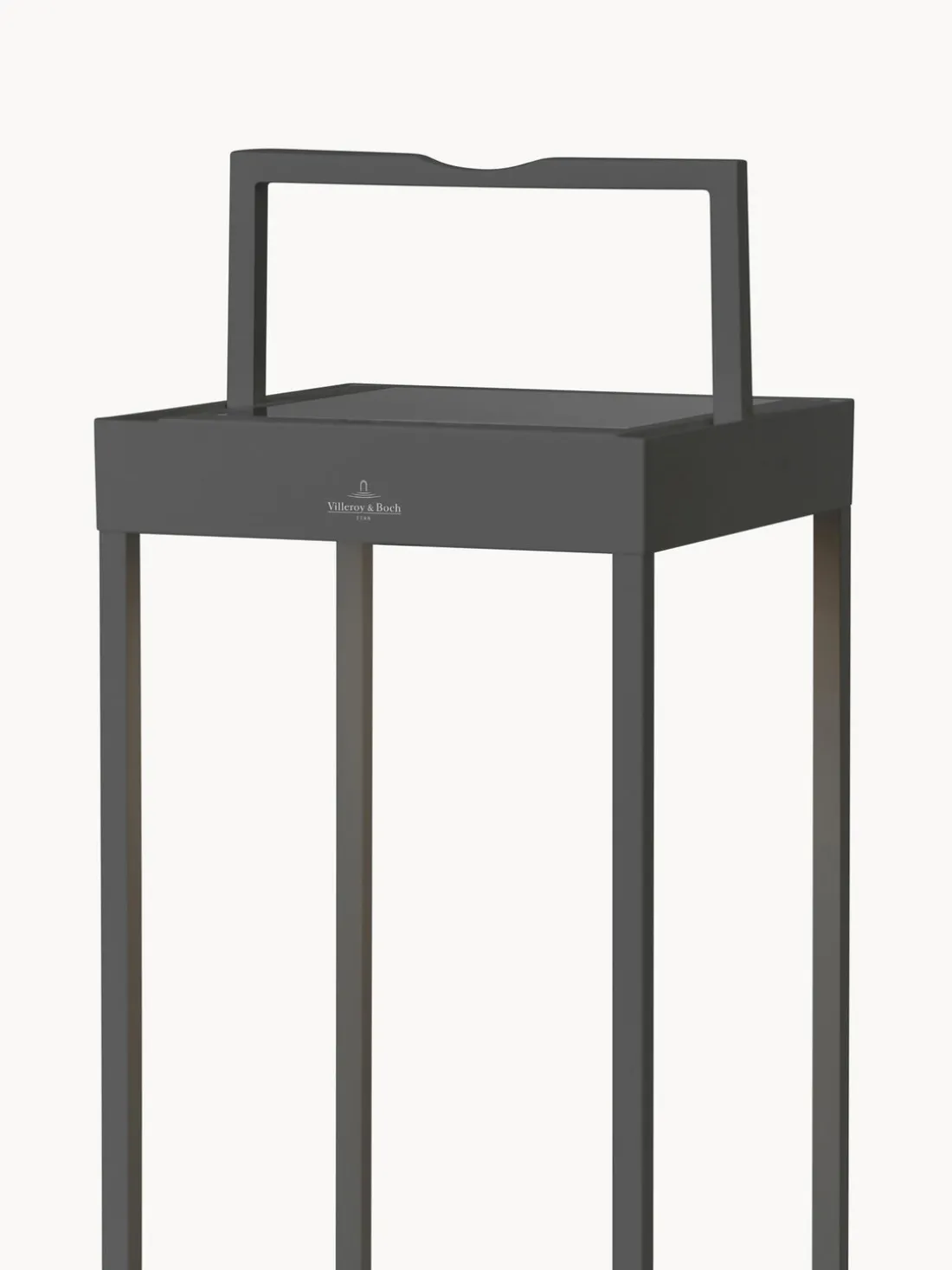 Lámpara de pie LED regulable para exterior Cannes, portátil