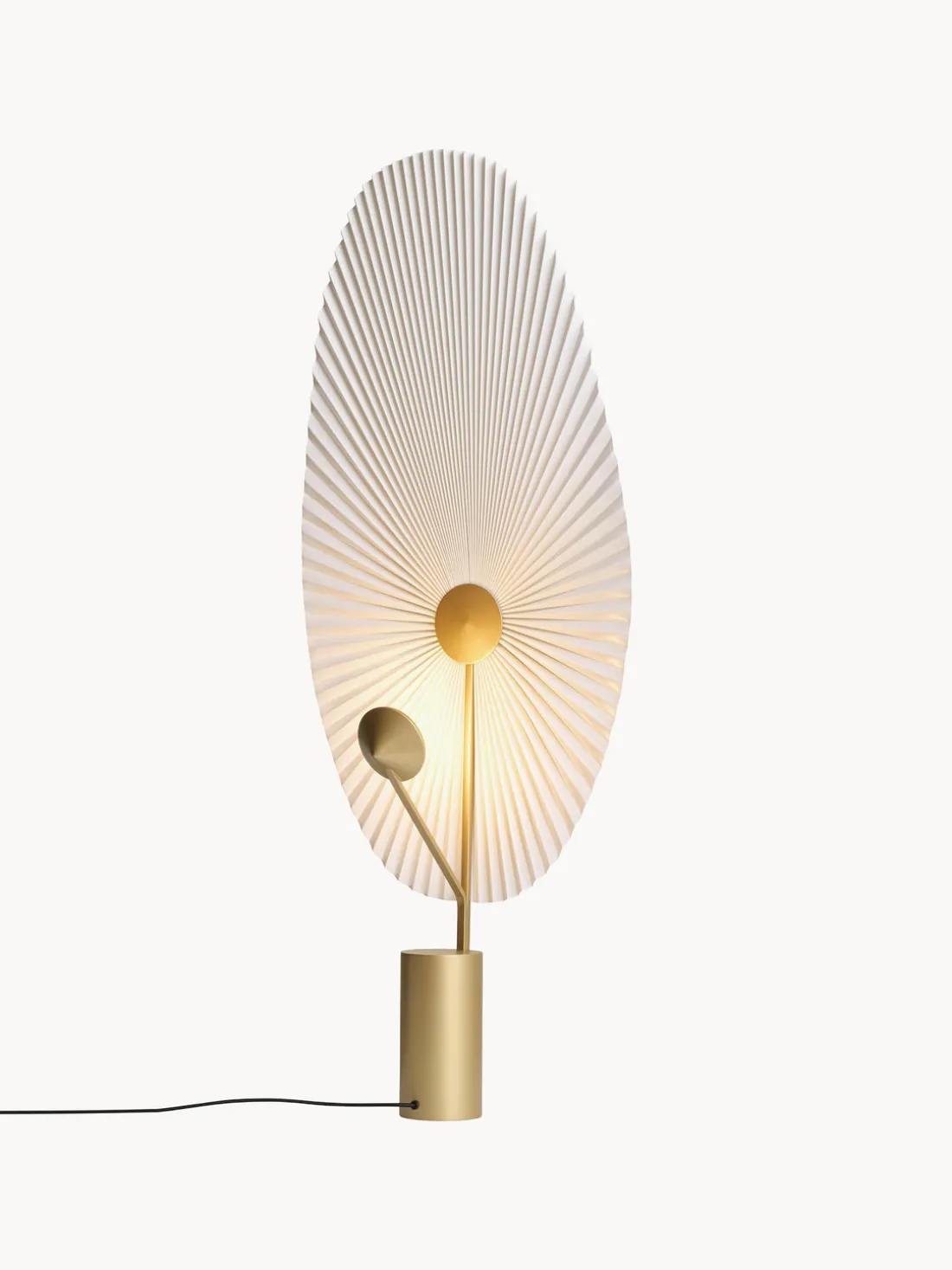 Lámpara de pie pequeña LED regulable Liris