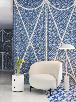 Lámpara de pie pequeña LED regulable Geen-A