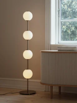 Lámpara de pie pequeña LED regulable Audrey