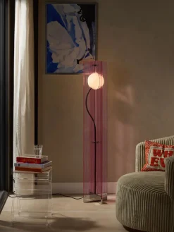 Lámpara de pie pequeña Mills