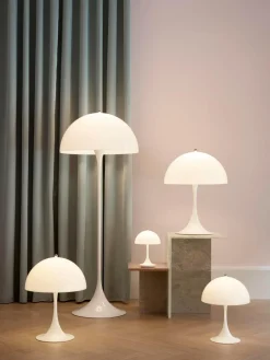 Lámpara de pie pequeña Panthella de diseño Verner Panton