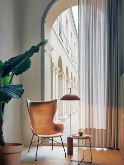 Lámpara de pie pequeña regulable de diseño Geen-a