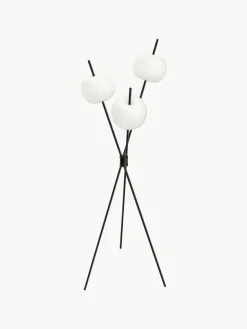 Lámpara de pie soplada LED regulable Kushi