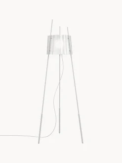 Lámpara de pie trípode soplada artesanalmente regulable Tyla