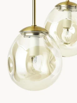 Lámpara de techo cluster de vidrio Amora