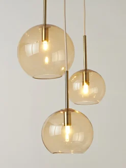 Lámpara de techo cluster de vidrio Raquel